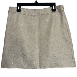 𝅺BANANA Republic Gold Paisley Skirt Size 2